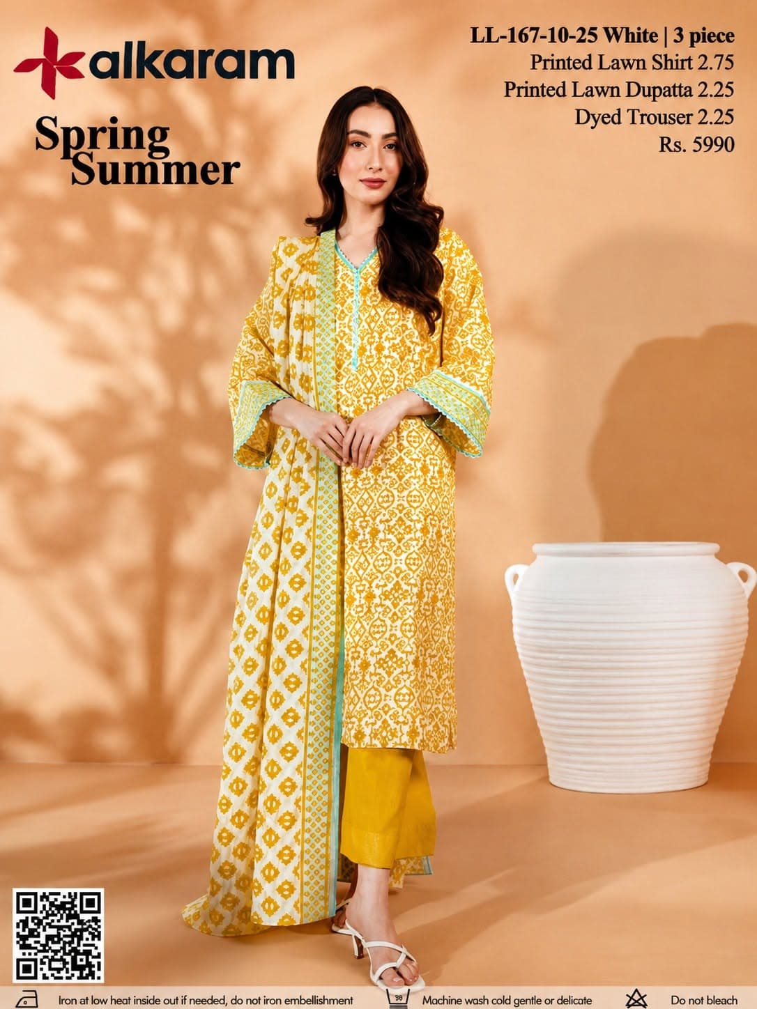 Al Karam Spring/Summer Collection Premium Quality Lawn 3 Piece Suit