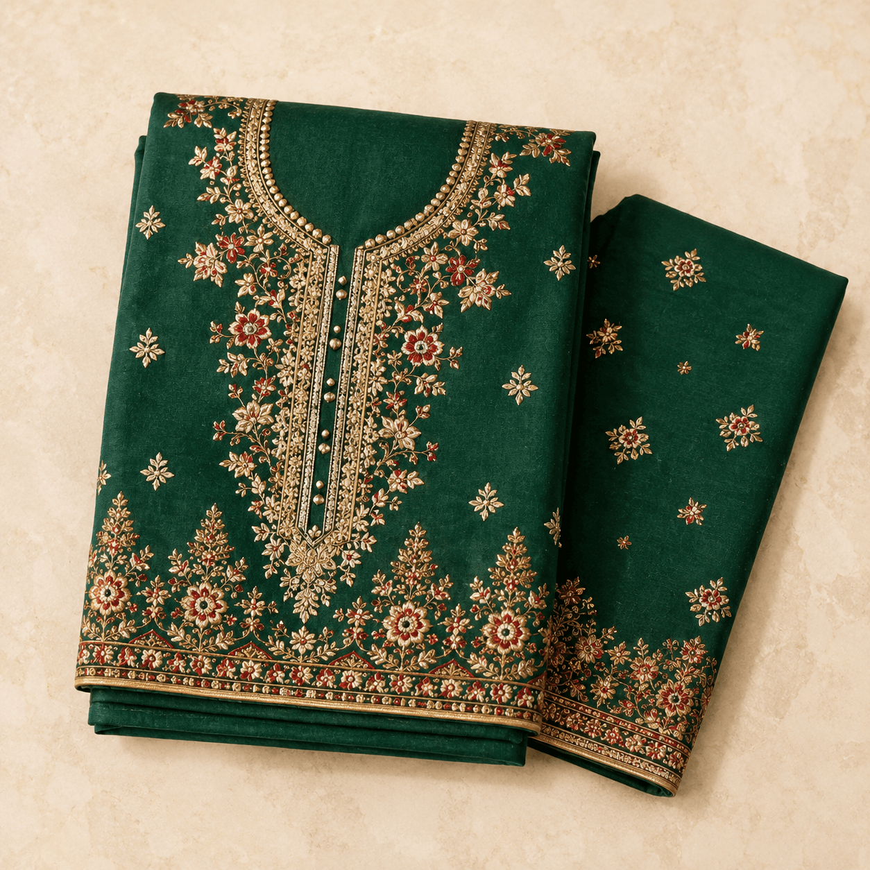 Embroidered