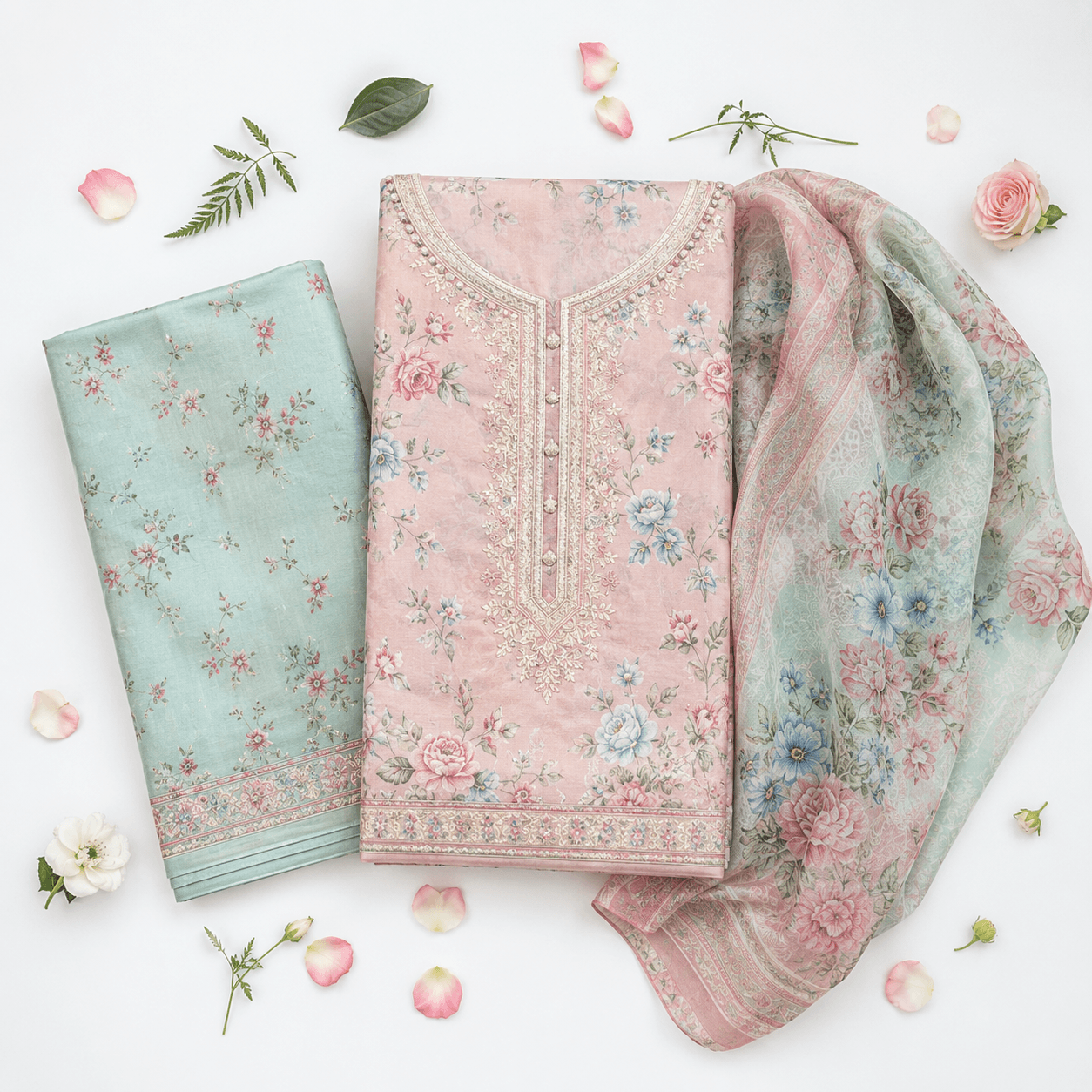 Unstitched 3 Piece