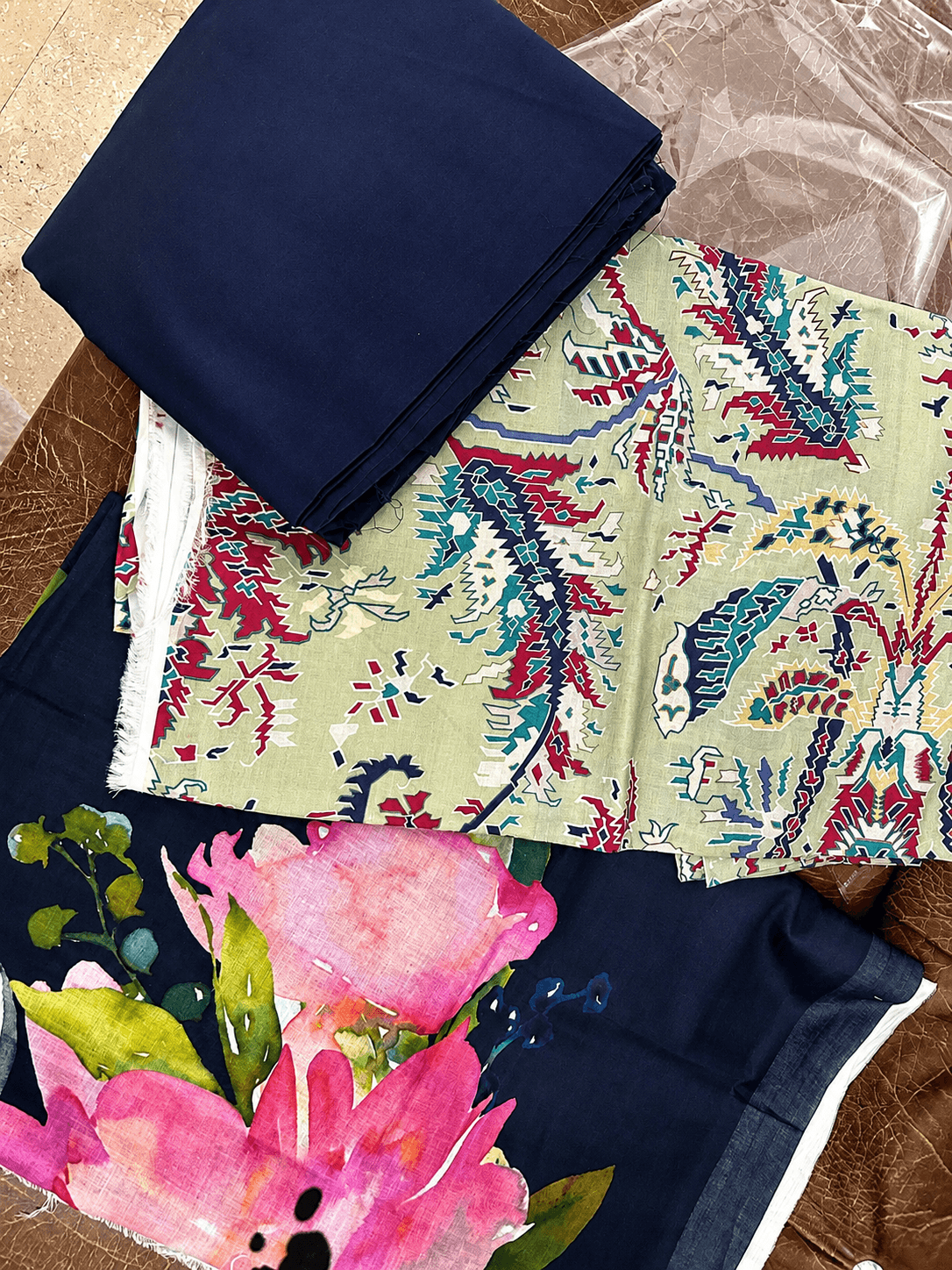💙 BONANZA SATRANGI SUMMER LAWN 3 PEICE UNSTITCHED SUIT 💙