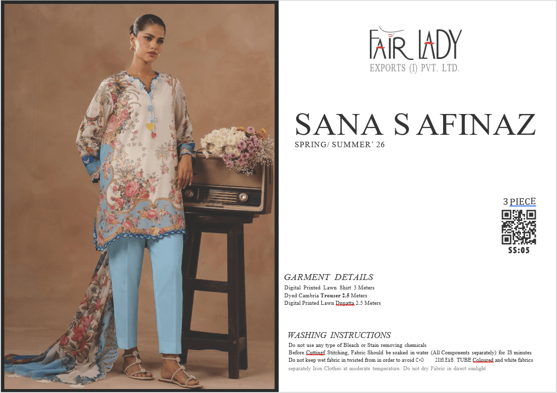Sana Safinaz Spring/Summer '26 – Elegant Floral Charm